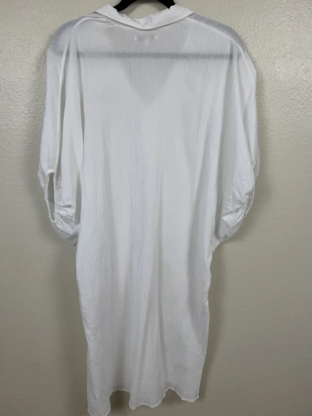 Z Supply White Gauze Shirt Dress Cover Up One Size Beach Tunic - Picture 2 of 7